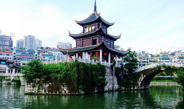 图片[2]-Old photos of Guiyang in the late Qing Dynasty A hundred years ago, the memorial archways of Youzha Street, Shuikou Temple, Jiaxiulou-China Archive