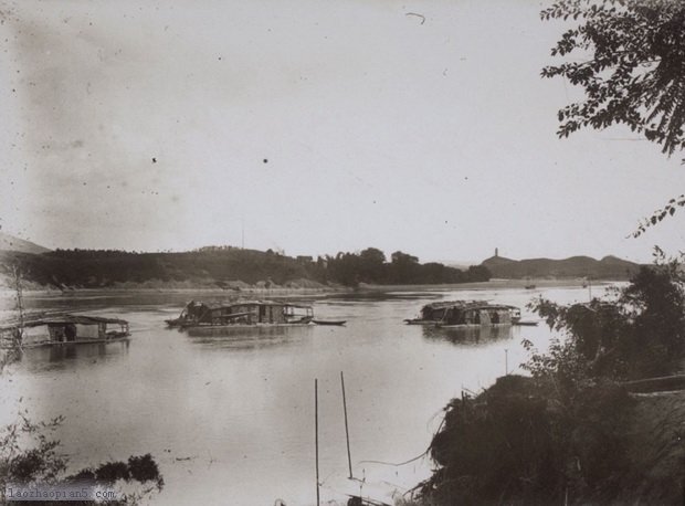 图片[8]-Old photos of Heyuan, Guangdong in the late Qing Dynasty and the early Republic of China lion dance, Guandi Temple, Confucius Temple and Kuige Pavilion-China Archive