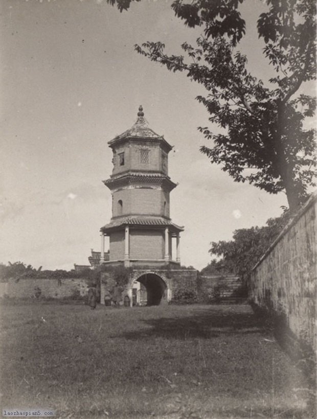 图片[10]-Old photos of Heyuan, Guangdong in the late Qing Dynasty and the early Republic of China lion dance, Guandi Temple, Confucius Temple and Kuige Pavilion-China Archive