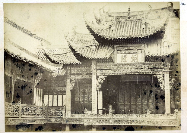 图片[3]-1874 Old photos of Wuhan, Hubei Yellow Crane Tower, Hankou Wharf, Guangdong Chamber of Commerce Theatre-China Archive