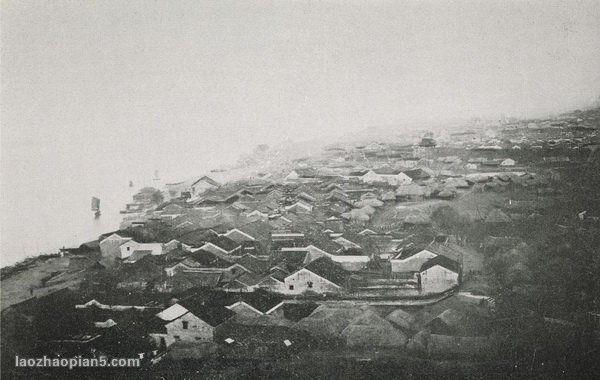 图片[1]-Old photos of Tianzhu Pavilion, Zhenfeng Tower, Xiaogushan, Anqing, Anhui, 1910-China Archive