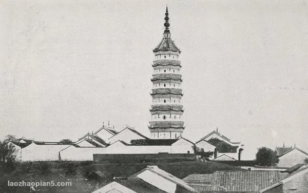 图片[3]-Old photos of Tianzhu Pavilion, Zhenfeng Tower, Xiaogushan, Anqing, Anhui, 1910-China Archive