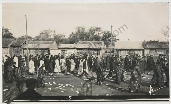 图片[1]-Live photos of Empress Dowager Cixi’s funeral in 1908 (2)-China Archive