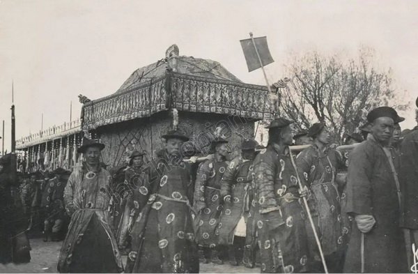 图片[2]-Live photos of Empress Dowager Cixi’s funeral in 1908 (2)-China Archive