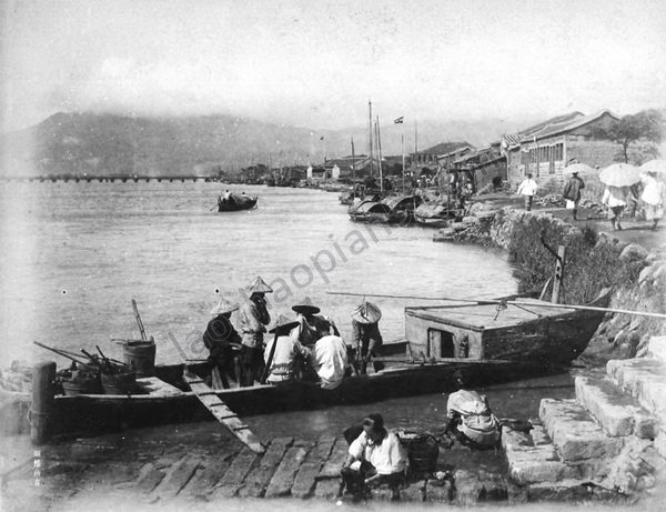 图片[1]-Old photos of Taiwan’s Danshui in 1895, the style and features of Huwei Fort and market streets 120 years ago-China Archive