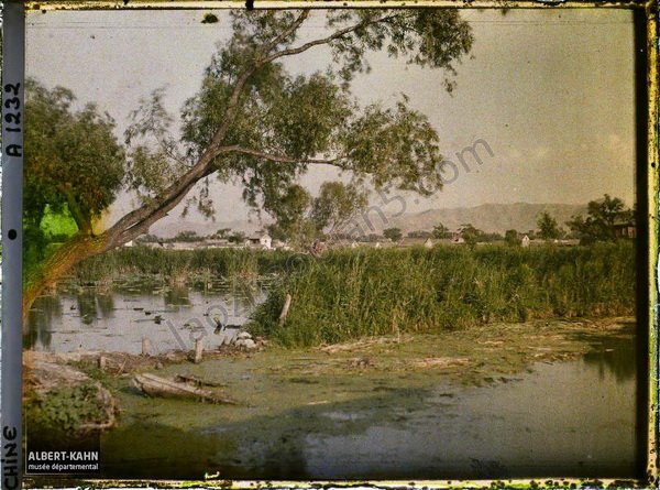 图片[5]-The earliest color photo of Huibo Tower of Daming Lake in Jinan, Shandong Province in 1913-China Archive