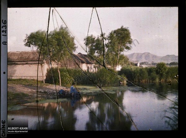 图片[6]-The earliest color photo of Huibo Tower of Daming Lake in Jinan, Shandong Province in 1913-China Archive