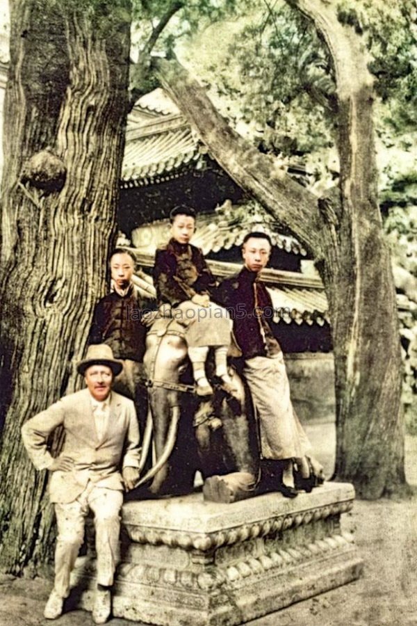 图片[7]-The last emperor, brother Puyi and empress Wanrong, photographed by Johnston in 1919-China Archive