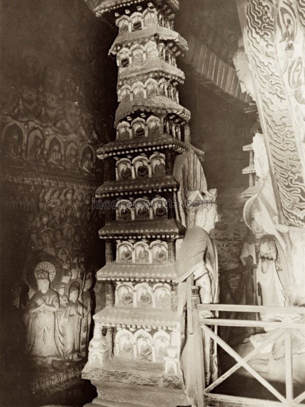 图片[4]-Old photos of Datong in Shanxi in the late Qing Dynasty Yungang Grottoes 110 years ago-China Archive