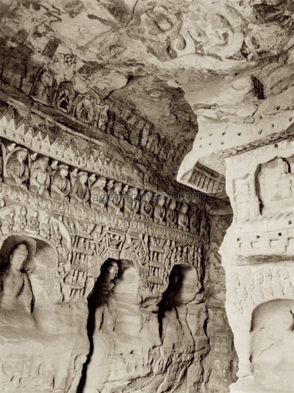 图片[6]-Old photos of Datong in Shanxi in the late Qing Dynasty Yungang Grottoes 110 years ago-China Archive