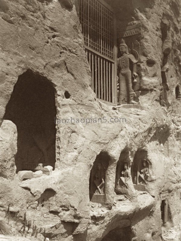 图片[7]-Old photos of Datong in Shanxi in the late Qing Dynasty Yungang Grottoes 110 years ago-China Archive