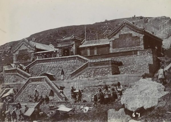 图片[1]-The old photo of Mount Tai in 1903-China Archive