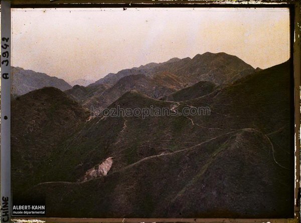 图片[14]-Photographed by Kahn in 1913, an old color photo of the Great Wall in Badaling, Beijing-China Archive