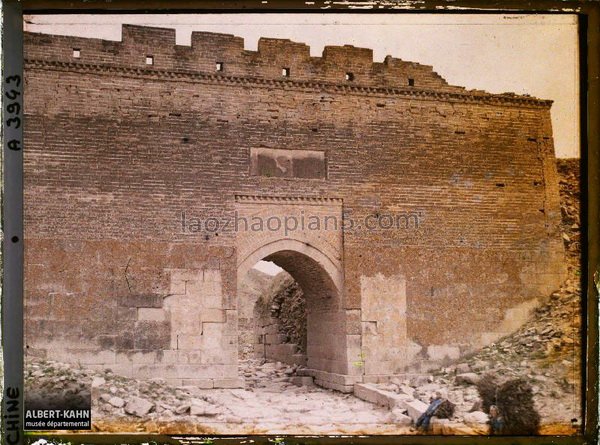 图片[15]-Photographed by Kahn in 1913, an old color photo of the Great Wall in Badaling, Beijing-China Archive