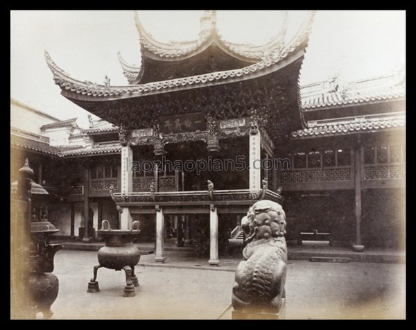 图片[1]-Old photos of Ningbo in the 1870s, the scenery of Tianhou Palace 150 years ago-China Archive