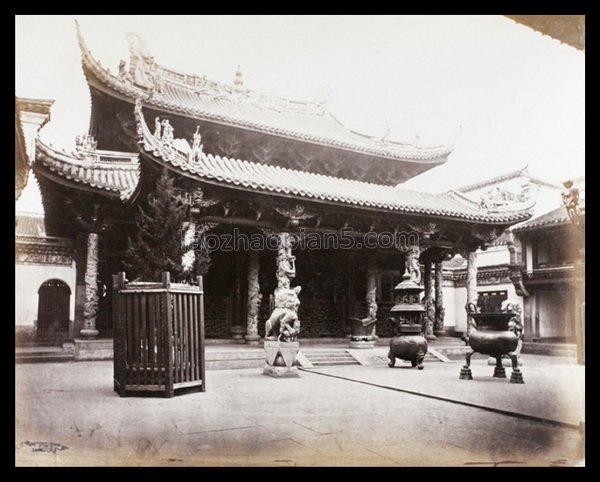 图片[6]-Old photos of Ningbo in the 1870s, the scenery of Tianhou Palace 150 years ago-China Archive