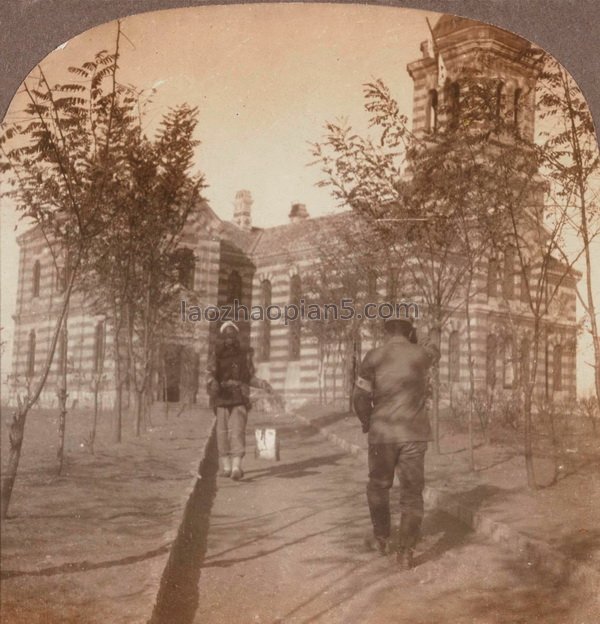 图片[1]-Old photos of Dalian in the 1900s The image of the Russian Orthodox Church-China Archive