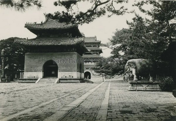 图片[1]-The image of Beiling Tomb, which was completely preserved in the old photos of Shenyang in 1909-China Archive