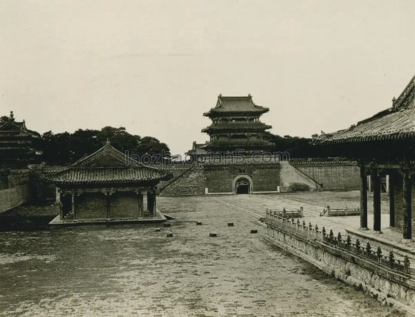 图片[4]-The image of Beiling Tomb, which was completely preserved in the old photos of Shenyang in 1909-China Archive