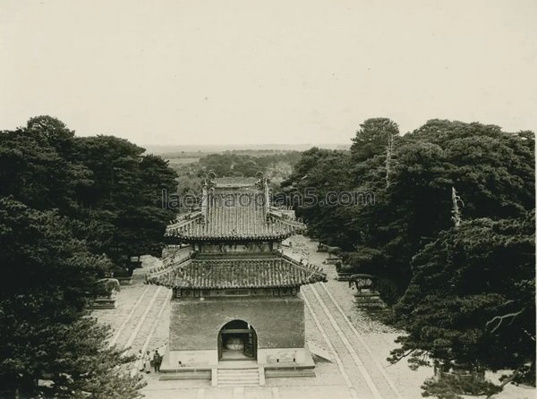 图片[8]-The image of Beiling Tomb, which was completely preserved in the old photos of Shenyang in 1909-China Archive