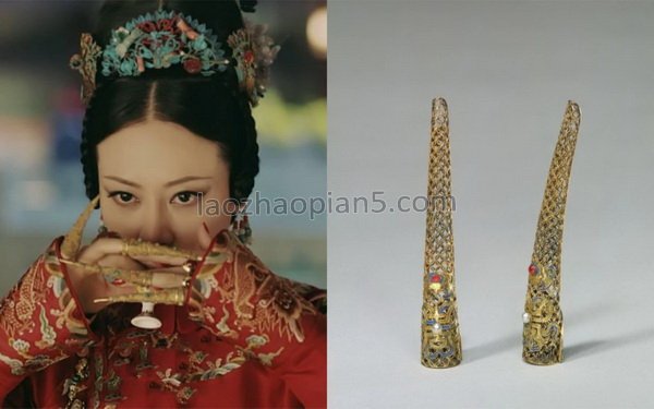 图片[1]-Photos of rich and noble women with long nails in the old photos of the Qing Dynasty-China Archive