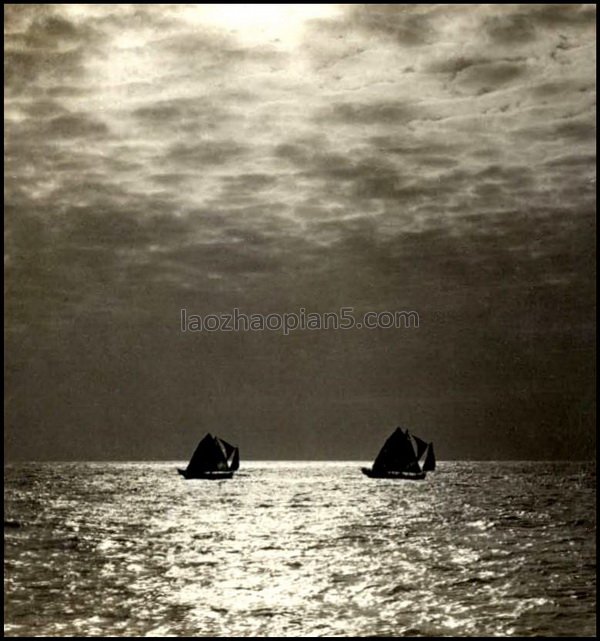 图片[4]-The image of a sailboat in the old photos of the 1900s-China Archive