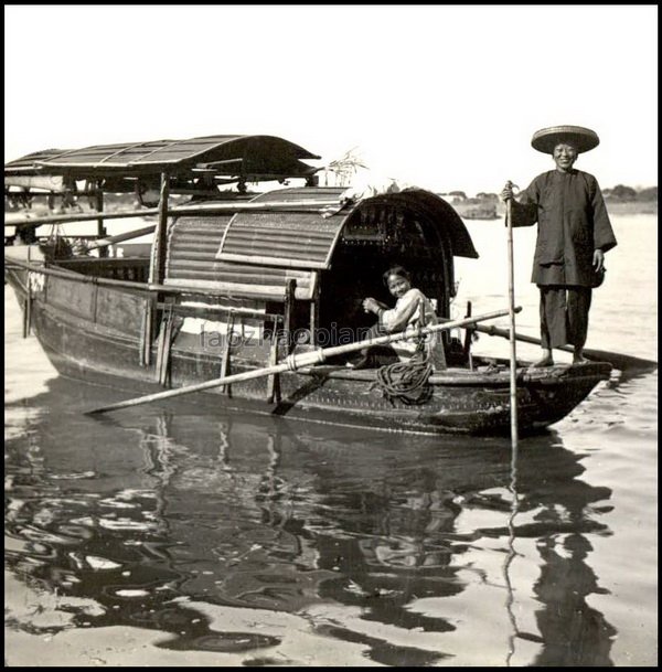 图片[1]-The image of a sailboat in the old photos of the 1900s-China Archive