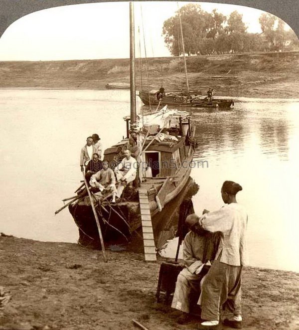 图片[7]-The image of a sailboat in the old photos of the 1900s-China Archive