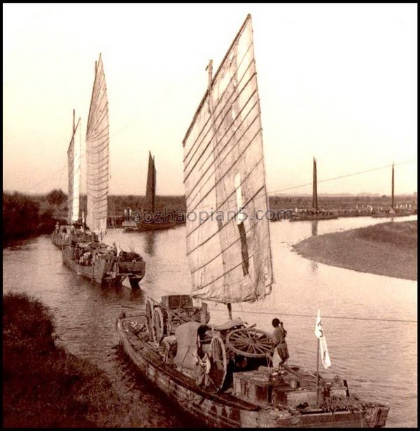 图片[5]-The image of a sailboat in the old photos of the 1900s-China Archive