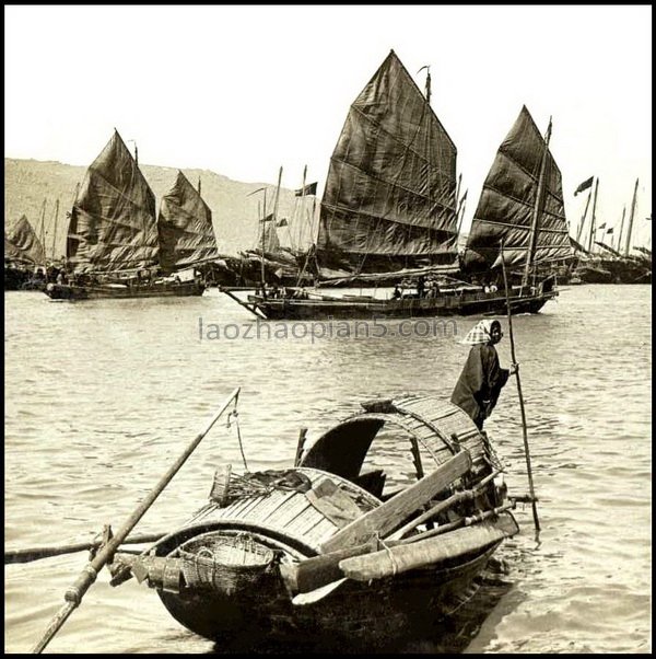 图片[10]-The image of a sailboat in the old photos of the 1900s-China Archive