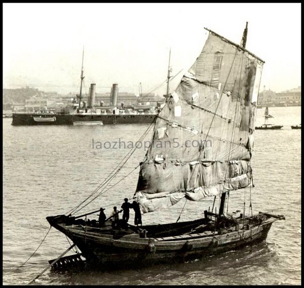 图片[8]-The image of a sailboat in the old photos of the 1900s-China Archive