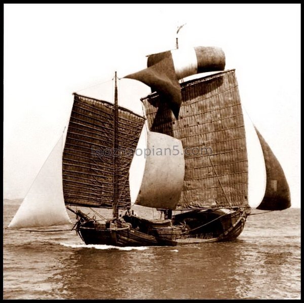 图片[16]-The image of a sailboat in the old photos of the 1900s-China Archive