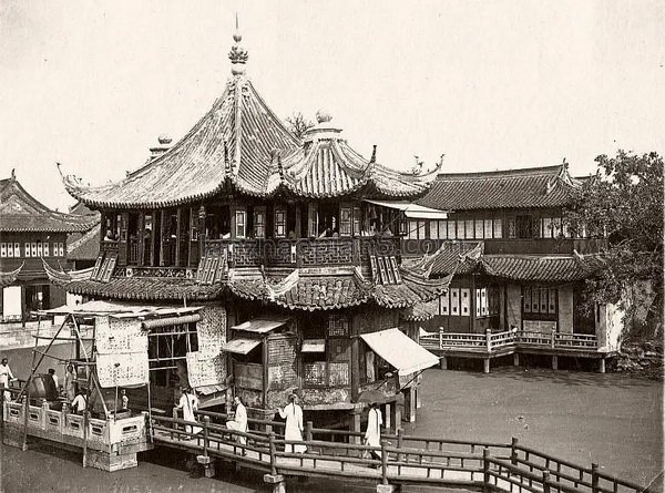 图片[2]-The image of the pavilion in the heart of the lake in Yu Garden in the old photos of Shanghai from the Qing Dynasty to the end of the Republic of China-China Archive