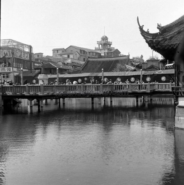 图片[6]-The image of the pavilion in the heart of the lake in Yu Garden in the old photos of Shanghai from the Qing Dynasty to the end of the Republic of China-China Archive