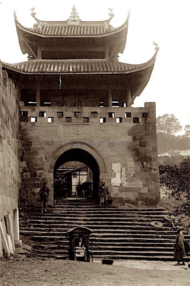 图片[9]-Old photos of Chongqing in the late Qing Dynasty The city walls and gates are standing out-China Archive