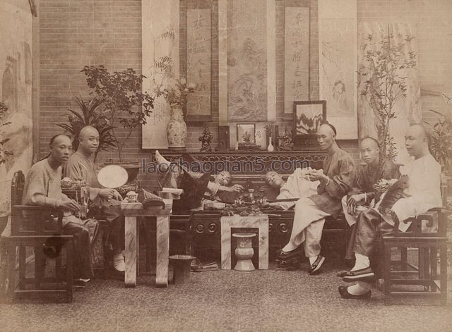 图片[7]-Old photos of people in the Qing Dynasty in the 1880s-China Archive