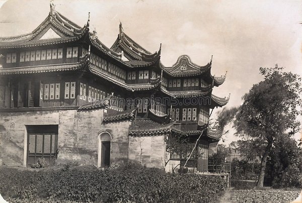 图片[1]-1905 Old Shanghai Photos Yu Garden Longhua Tower Dajing Pavilion-China Archive