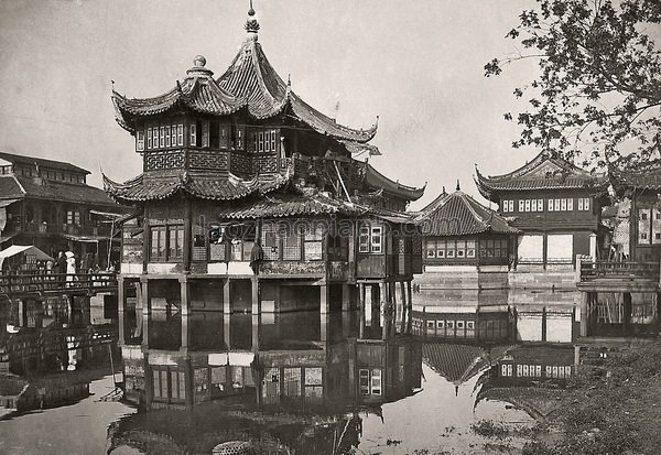 图片[5]-1905 Old Shanghai Photos Yu Garden Longhua Tower Dajing Pavilion-China Archive