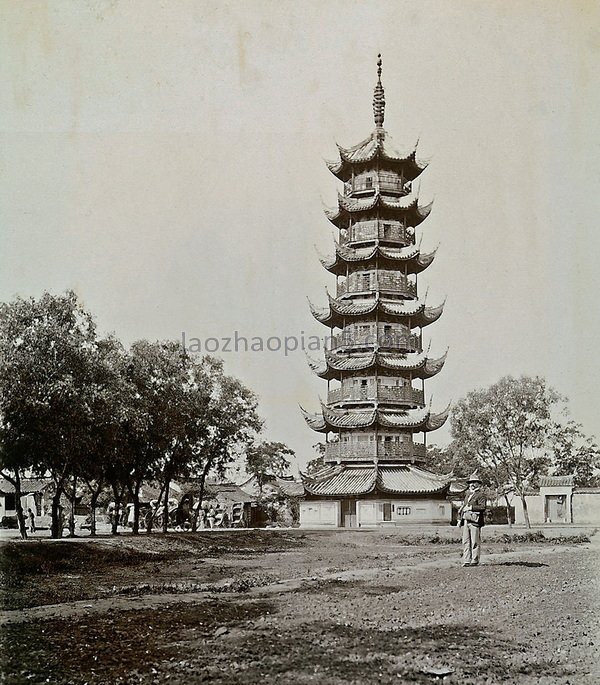 图片[3]-1905 Old Shanghai Photos Yu Garden Longhua Tower Dajing Pavilion-China Archive