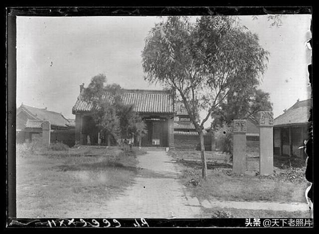 1907年河南洛阳老照片 110年前的白马寺关林庙洛阳桥