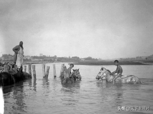 1906年新疆喀什老照片 百年前喀什城市印象及人物风貌