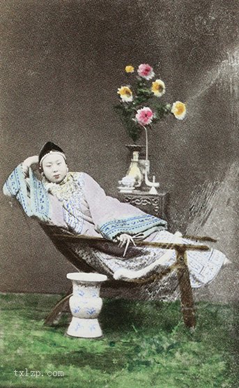 图片[8]-Old photos of hand-painted portraits in the late Qing Dynasty-China Archive