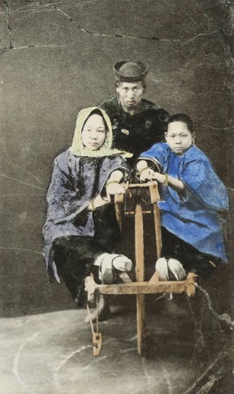 图片[4]-Old photos of hand-painted portraits in the late Qing Dynasty-China Archive