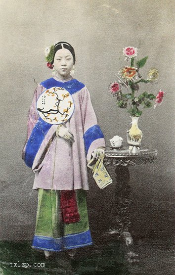 图片[7]-Old photos of hand-painted portraits in the late Qing Dynasty-China Archive