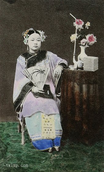 图片[1]-Old photos of hand-painted portraits in the late Qing Dynasty-China Archive