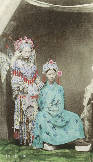 图片[3]-Old photos of hand-painted portraits in the late Qing Dynasty-China Archive