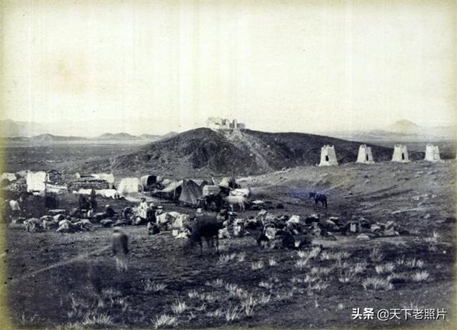 1875年新疆哈密老照片  145年前的哈密风光和人物风貌