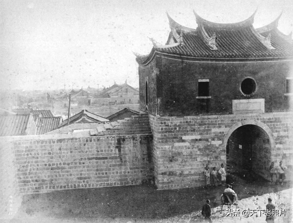 1895年台湾台北老照片 日本占领之初的台北城乡风貌