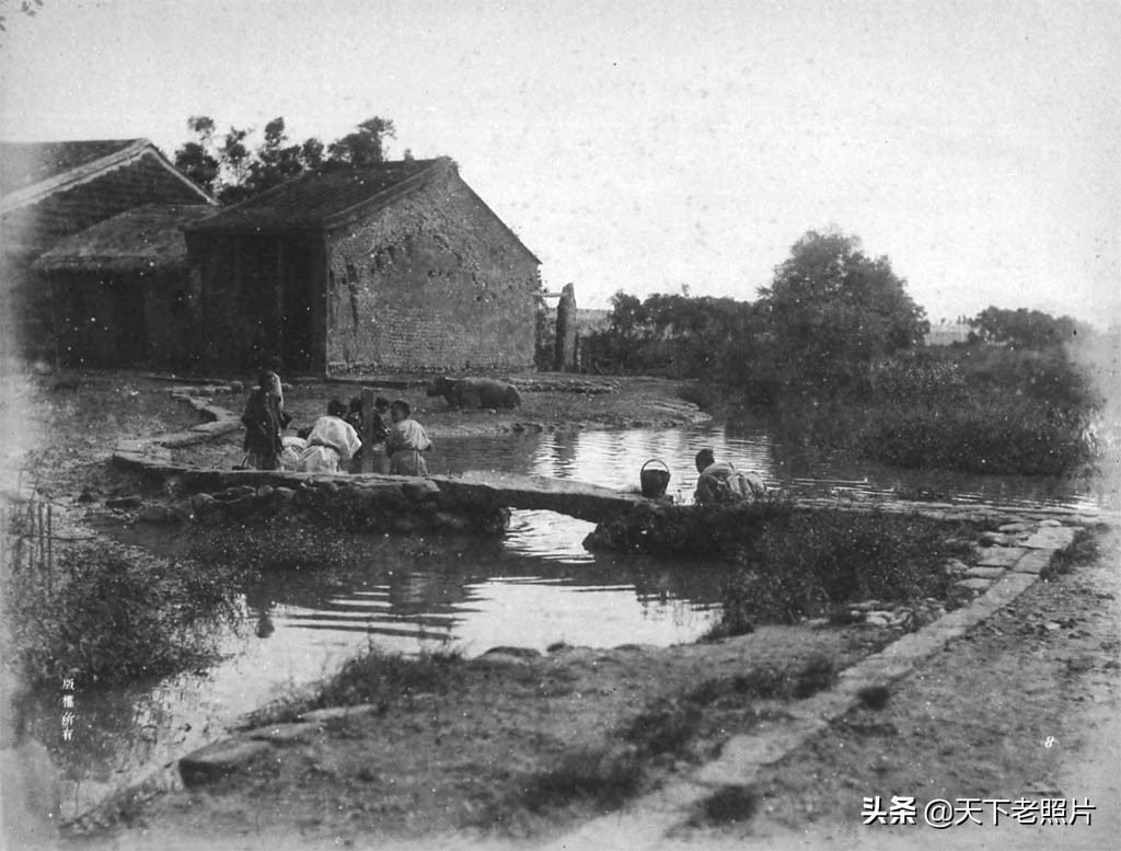 1895年台湾台北老照片 日本占领之初的台北城乡风貌