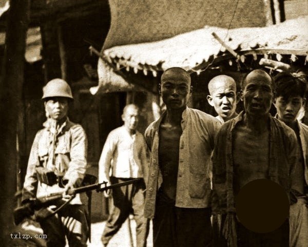 图片[5]-Old photo: Chinese under Japanese bayonet-China Archive